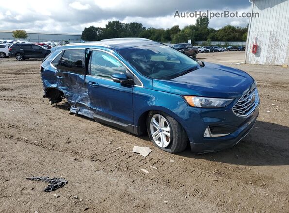 2FMPK4J98LBA49765 2020 FORD EDGE Teal წინა მარჯვენა