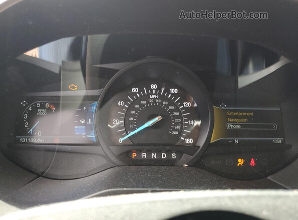 2FMPK4J99LBA98750 2020 FORD EDGE Red ხელსაწყოთა პანელის ხედი