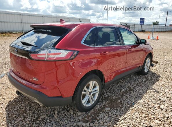 2FMPK4J99LBA98750 2020 FORD EDGE Red უკანა მარჯვენა