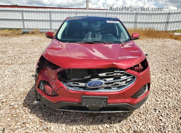 2FMPK4J99LBA98750 2020 FORD EDGE Red წინა ხედი