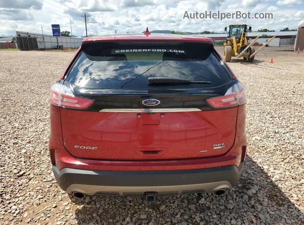 2FMPK4J99LBA98750 2020 FORD EDGE Red უკანა ხედი