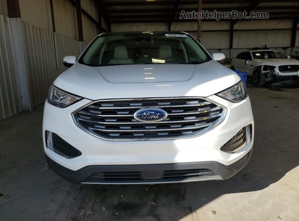 2FMPK4J99LBB43962 2020 FORD EDGE Белый Вид спереди