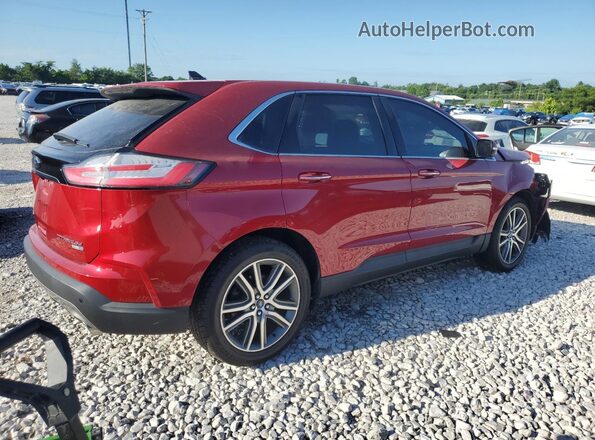 2FMPK4K91LBB23008 2020 FORD EDGE Red Հետևի աջ