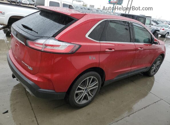 2FMPK4K91LBB30363 2020 FORD EDGE Бордовый Задняя правая четверть