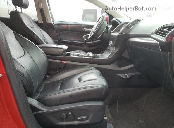 2FMPK4K91LBB30363 2020 FORD EDGE Бордовый Вид салона спереди
