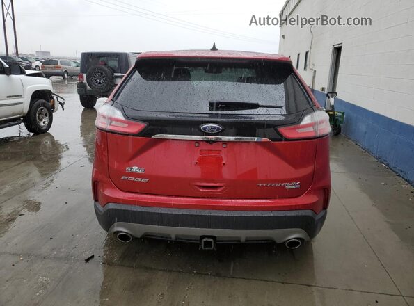 2FMPK4K91LBB30363 2020 FORD EDGE Бордовый Вид сзади