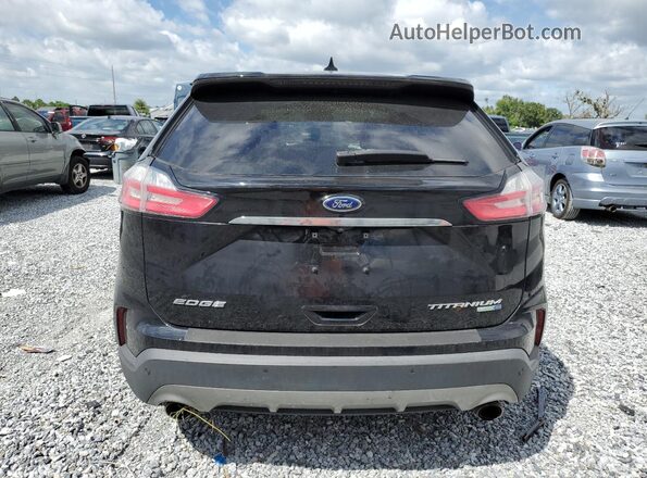 2FMPK4K92LBA16758 2020 FORD EDGE Черный Вид сзади
