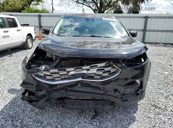 2FMPK4K92LBA16758 2020 FORD EDGE Черный Вид спереди