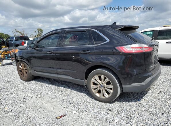 2FMPK4K92LBA16758 2020 FORD EDGE Черный Задняя левая четверть