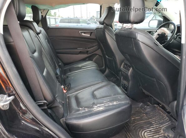 2FMPK4K92LBA16758 2020 FORD EDGE Черный Вид задней части салона
