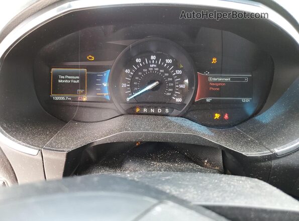 2FMPK4K92LBA16758 2020 FORD EDGE Черный Вид щитка приборов