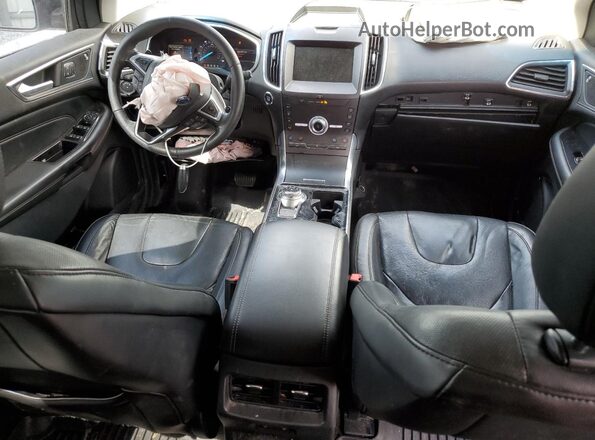2FMPK4K92LBA16758 2020 FORD EDGE Черный Вид панели приборов
