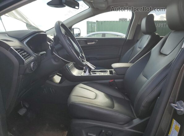 2FMPK4K95LBB49255 2020 FORD EDGE Gray Front interior view