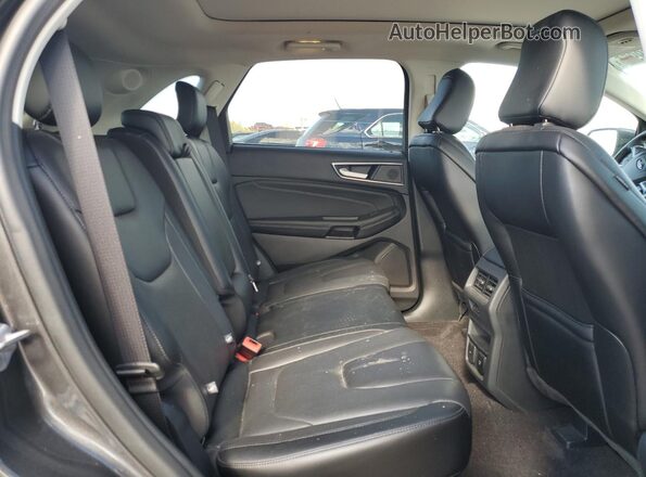 2FMPK4K95LBB49255 2020 FORD EDGE Gray Rear seats view