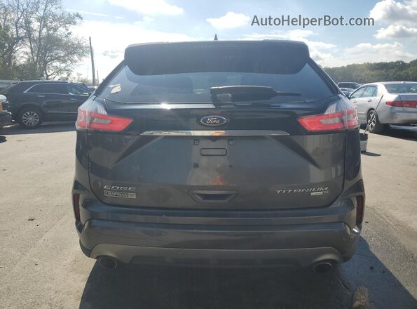 2FMPK4K95LBB64113 2020 FORD EDGE Gray უკანა ხედი