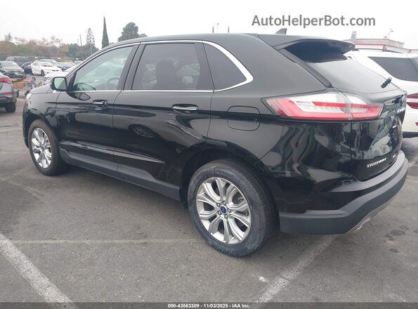 2FMPK4K96NBA53296 2022 FORD EDGE Black Rear left