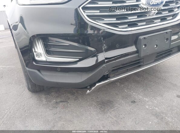 2FMPK4K96NBA53296 2022 FORD EDGE Black Front view
