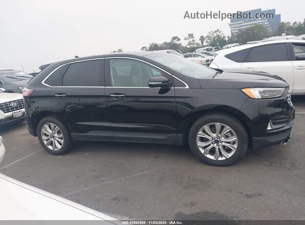 2FMPK4K96NBA53296 2022 FORD EDGE Black Rear interior view