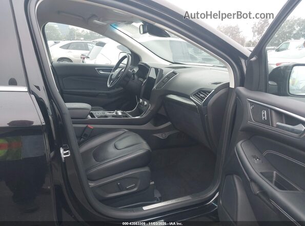 2FMPK4K96NBA53296 2022 FORD EDGE Black Front interior view