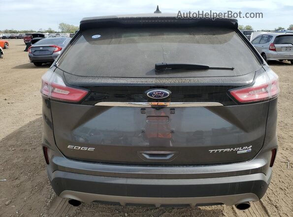 2FMPK4K98LBA06686 2020 FORD EDGE Gray უკანა ხედი