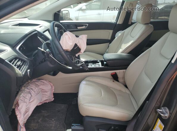 2FMPK4K98LBA06686 2020 FORD EDGE Gray წინა სალონის ხედი