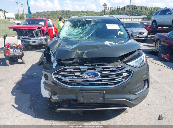 2FMPK4K9XNBA82994 2022 FORD EDGE Серый Вид щитка приборов