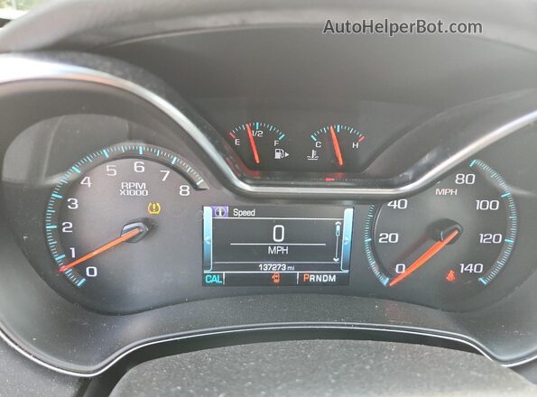 2G1105S30L9103897 2020 CHEVROLET IMPALA Black Widok zestawu wskaźników