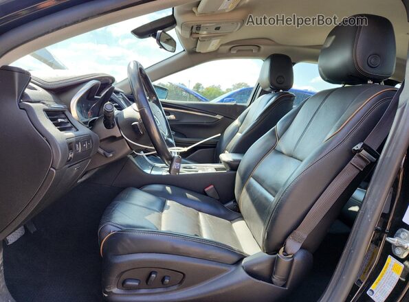 2G1105S30L9103897 2020 CHEVROLET IMPALA Black Widok wnętrza z przodu