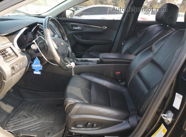2G1105S32L9105036 2020 CHEVROLET IMPALA Черный Вид салона спереди