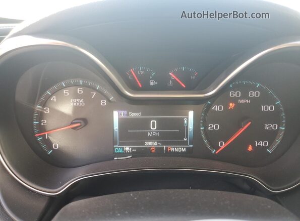 2G1105S35L9105953 2020 CHEVROLET IMPALA Серебряный Вид щитка приборов