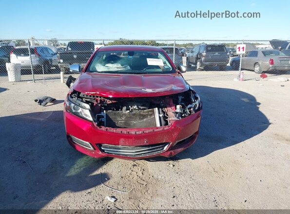 2G1105S36L9104052 2020 CHEVROLET IMPALA Красный Вид щитка приборов