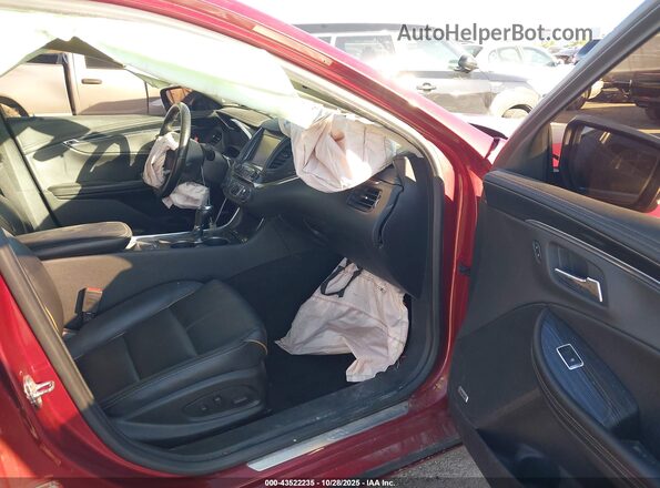 2G1105S36L9104052 2020 CHEVROLET IMPALA Красный Вид салона спереди