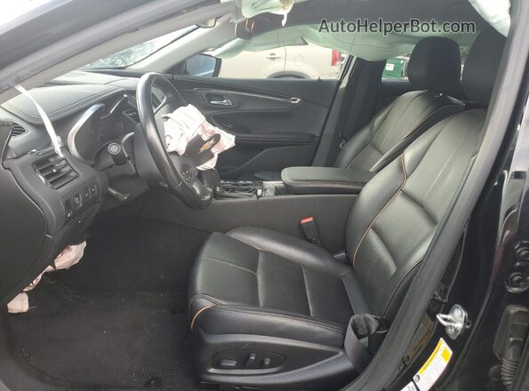 2G1105S37L9100205 2020 CHEVROLET IMPALA Black Вид салону спереду