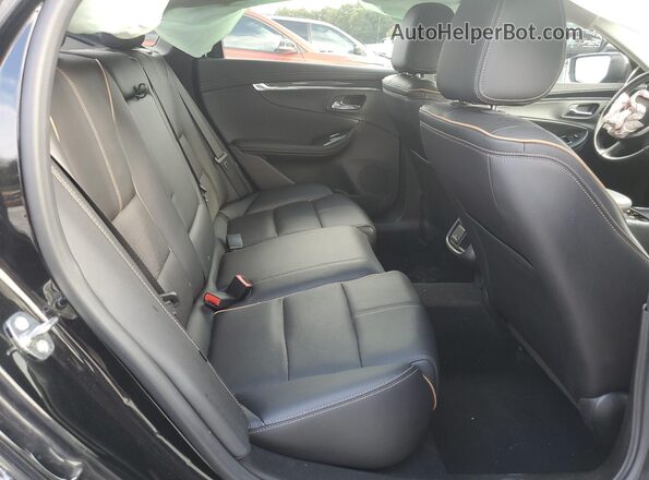 2G1105S37L9100205 2020 CHEVROLET IMPALA Black Вид задніх сидінь
