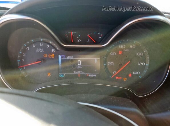 2G1105S3XJ9110286 2018 CHEVROLET IMPALA Черный Вид щитка приборов