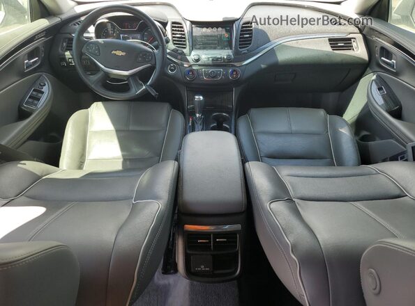 2G1145S39G9103861 2016 CHEVROLET IMPALA Серебряный Вид панели приборов