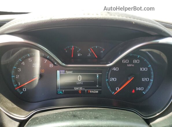 2G1145S39G9103861 2016 CHEVROLET IMPALA Серебряный Вид щитка приборов