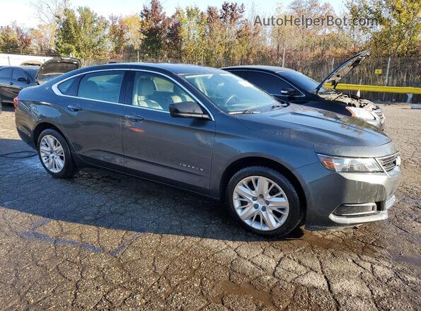 2G11X5S35J9172013 2018 CHEVROLET IMPALA Charcoal 