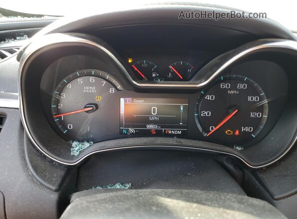 2G11Z5S30L9103193 2020 CHEVROLET IMPALA Серебряный Вид щитка приборов