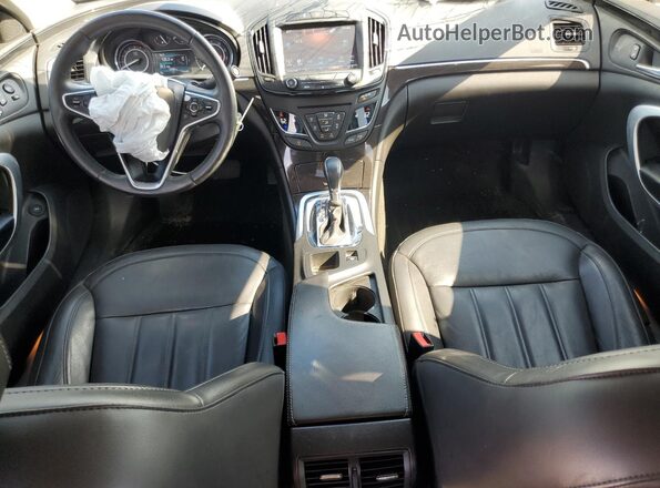 2G4GL5EX6H9137255 2017 BUICK REGAL Серебряный Вид панели приборов