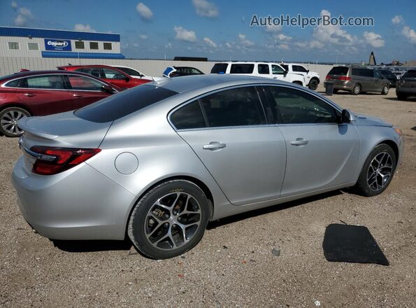 2G4GL5EX6H9137255 2017 BUICK REGAL Серебряный Задняя правая четверть