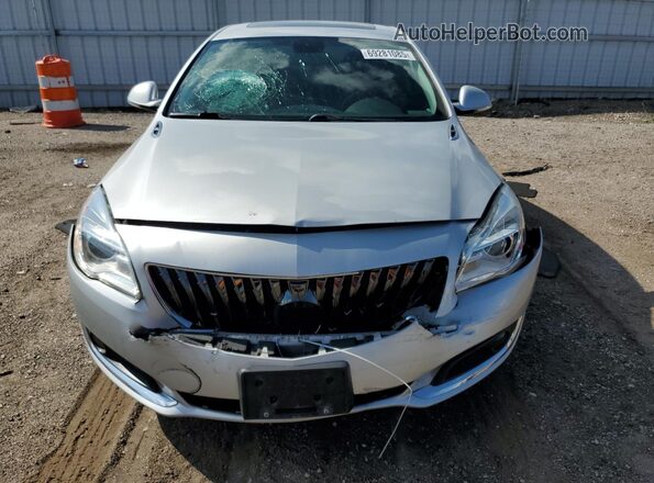 2G4GL5EX6H9137255 2017 BUICK REGAL Серебряный Вид спереди