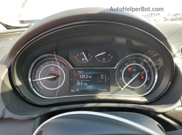 2G4GL5EX6H9137255 2017 BUICK REGAL Серебряный Вид щитка приборов