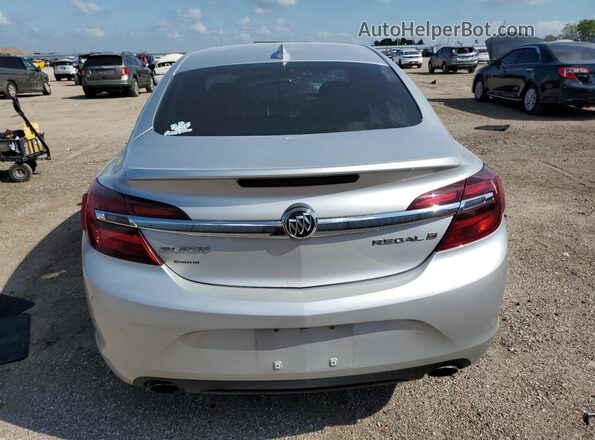 2G4GL5EX6H9137255 2017 BUICK REGAL Серебряный Вид сзади