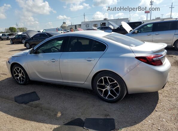 2G4GL5EX6H9137255 2017 BUICK REGAL Серебряный Задняя левая четверть