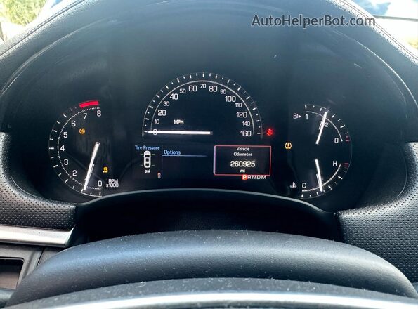 2G61U5S34K9114866 2019 CADILLAC XTS Black Widok zestawu wskaźników
