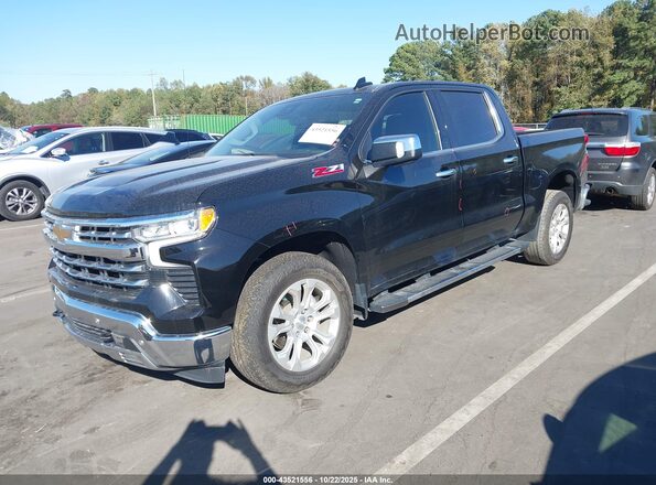 2GCUDGEDXN1500575 2022 CHEVROLET SILVERADO Black Front left