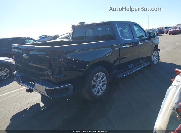 2GCUDGEDXN1500575 2022 CHEVROLET SILVERADO Black Rear right