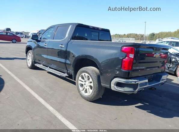 2GCUDGEDXN1500575 2022 CHEVROLET SILVERADO Black Rear left