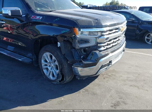 2GCUDGEDXN1500575 2022 CHEVROLET SILVERADO Black Front view